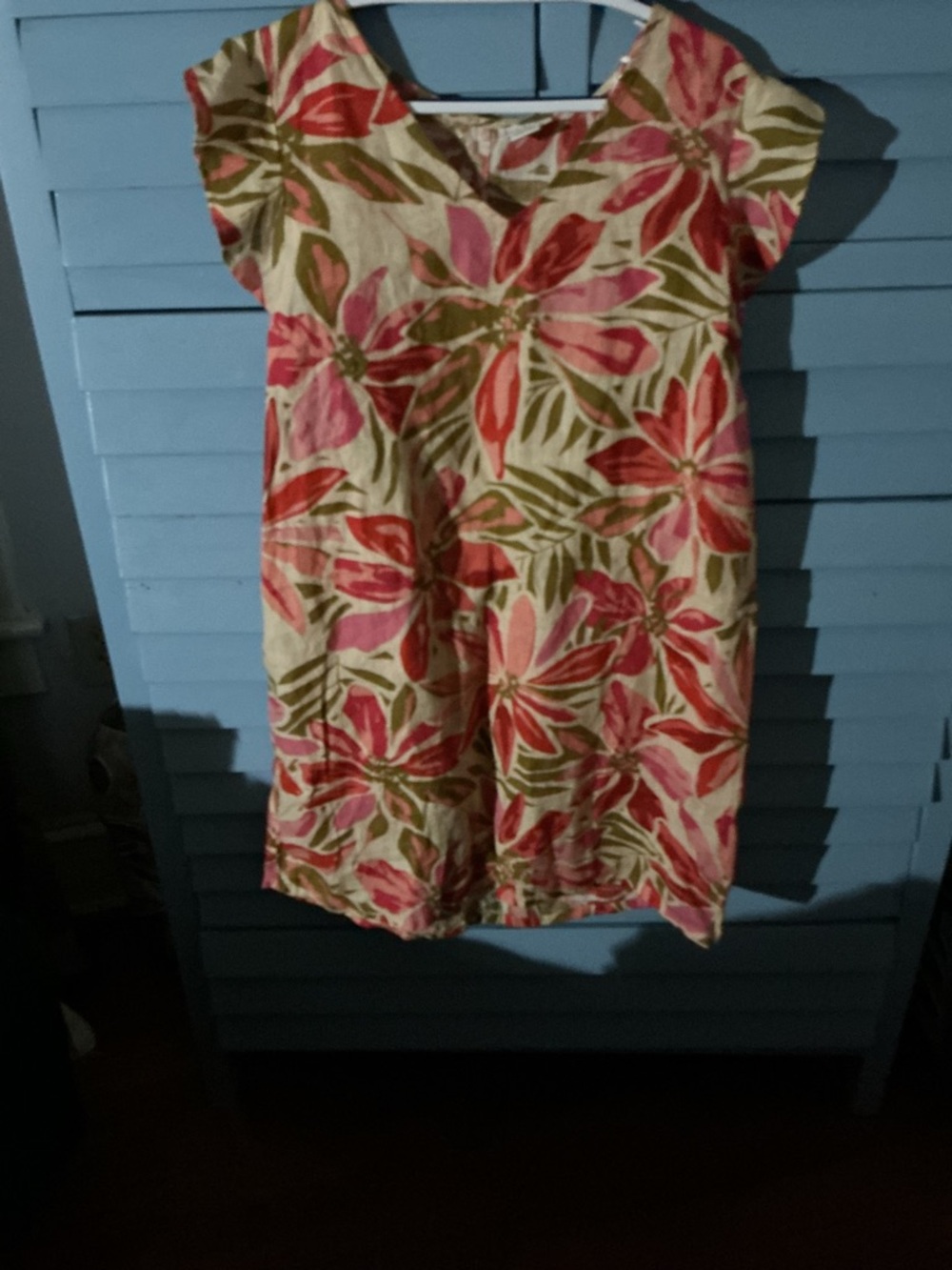 Nicole Miller Floral Midi Dress in Pink, Red & Green